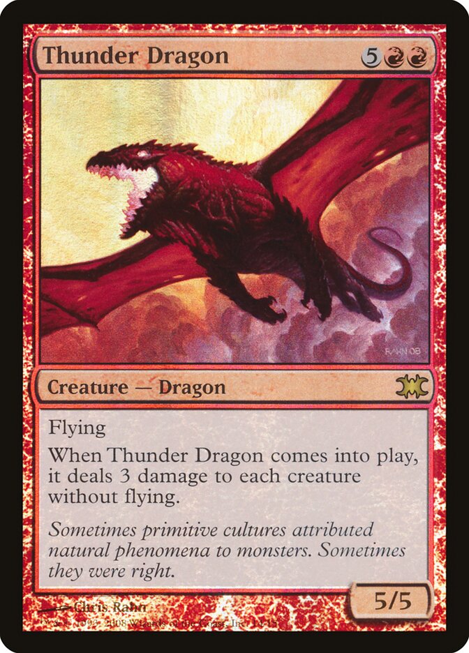 Thunder Dragon card front
