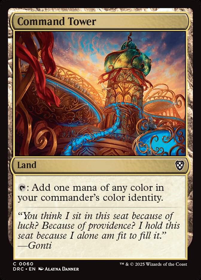 Command Tower card front