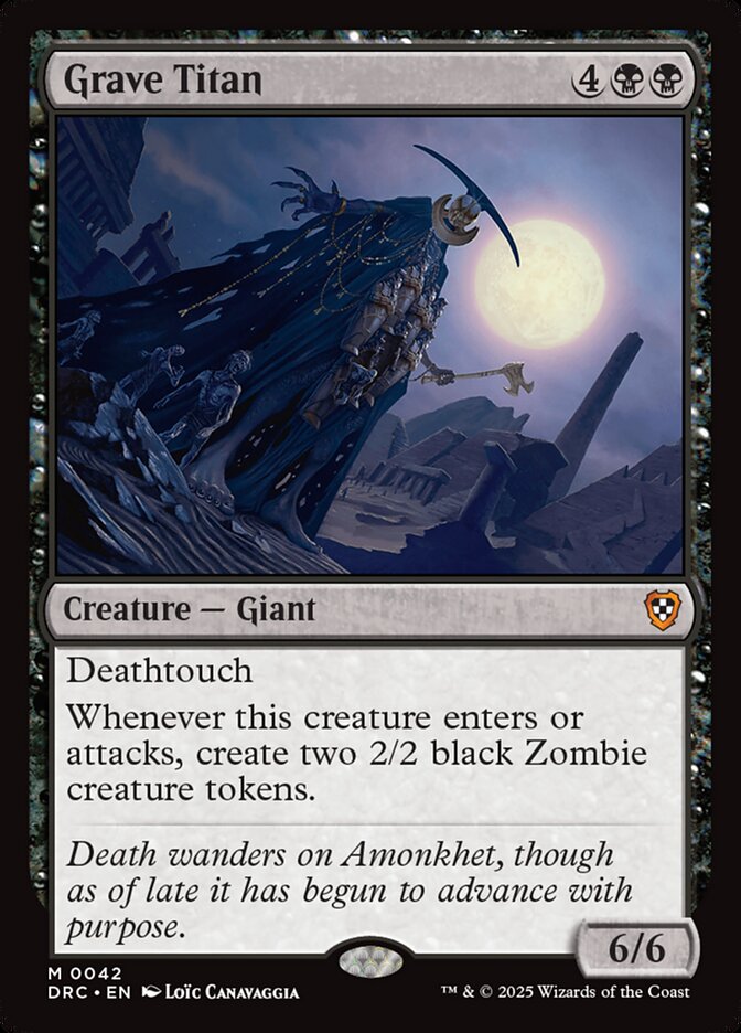 Grave Titan card front
