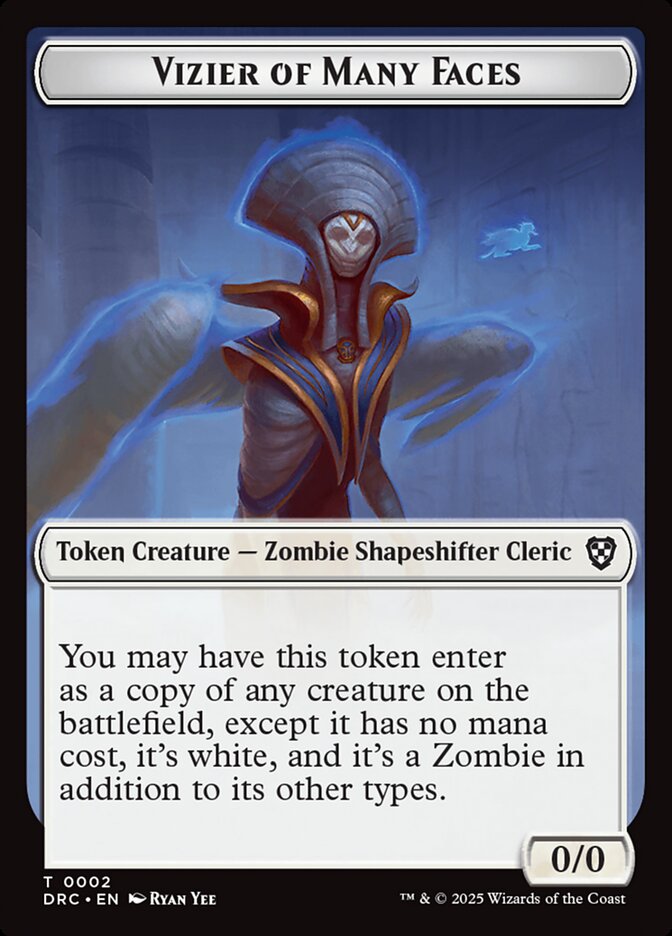 Vizier of Many Faces card front