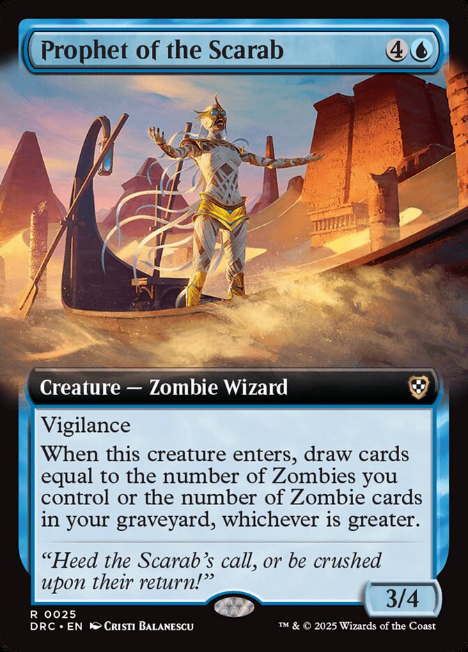 Prophet of the Scarab card front