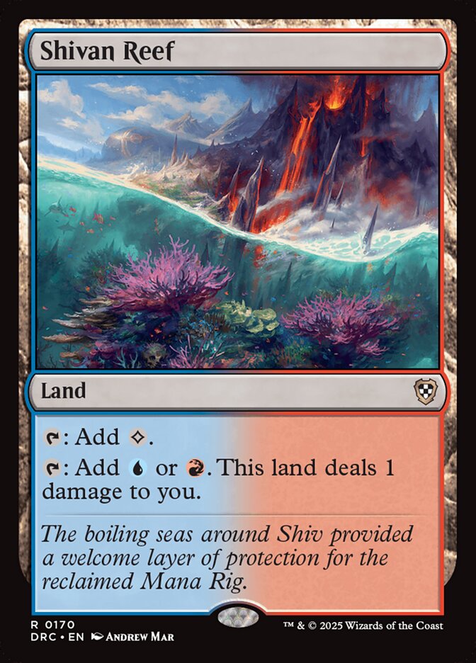 Shivan Reef card front