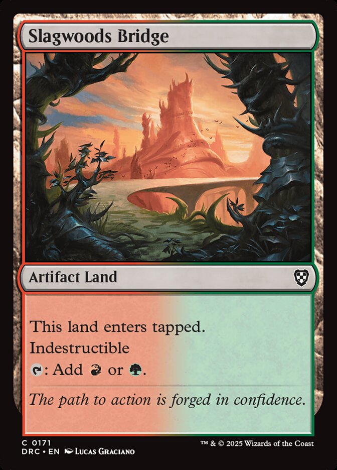 Slagwoods Bridge card front