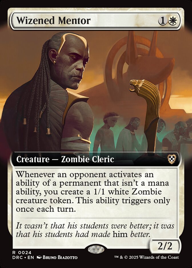 Wizened Mentor card front