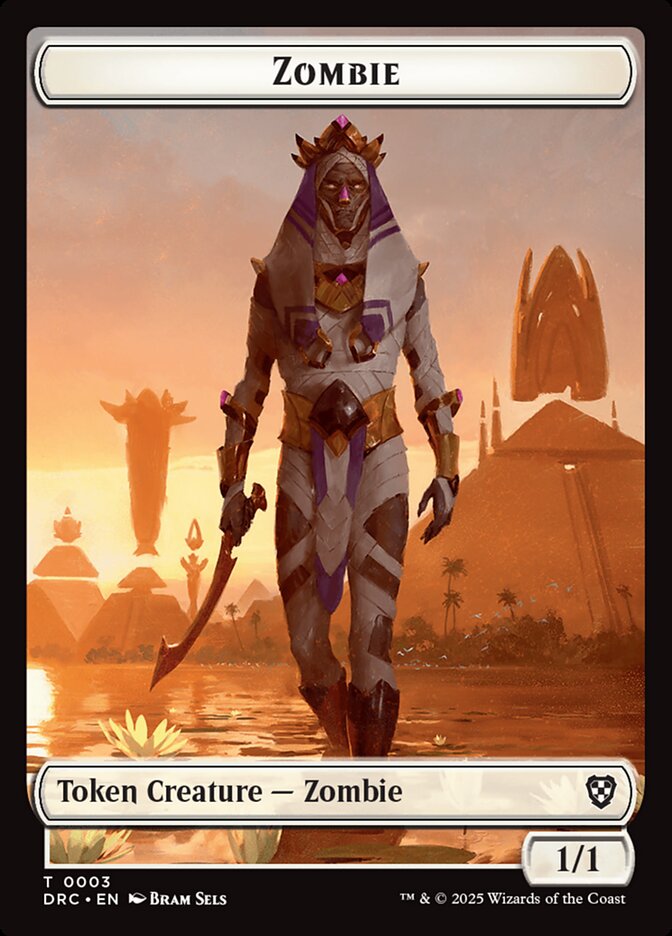 Zombie card front