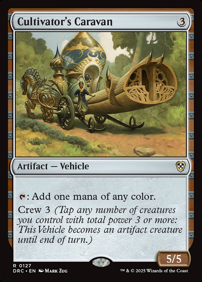 Cultivator's Caravan card front