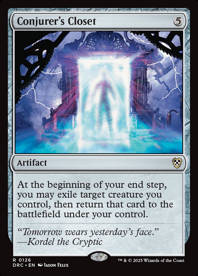 Conjurer's Closet card front