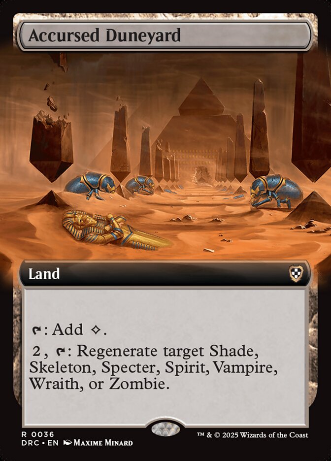 Accursed Duneyard card front