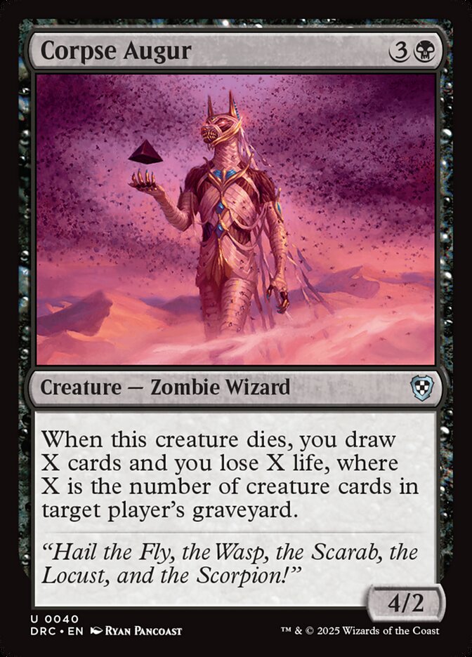 Corpse Augur card front