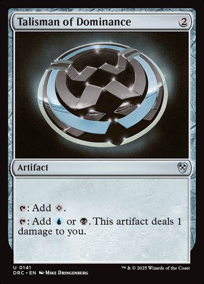 Talisman of Dominance card front