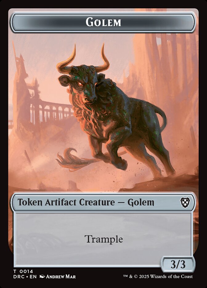Golem card front