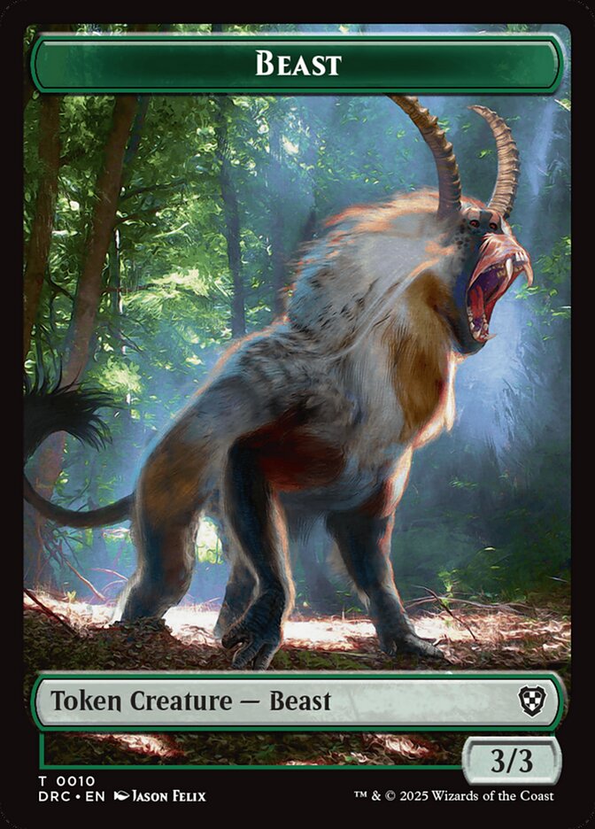 Beast card front