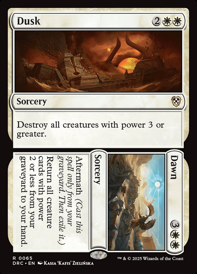 Dusk card front
