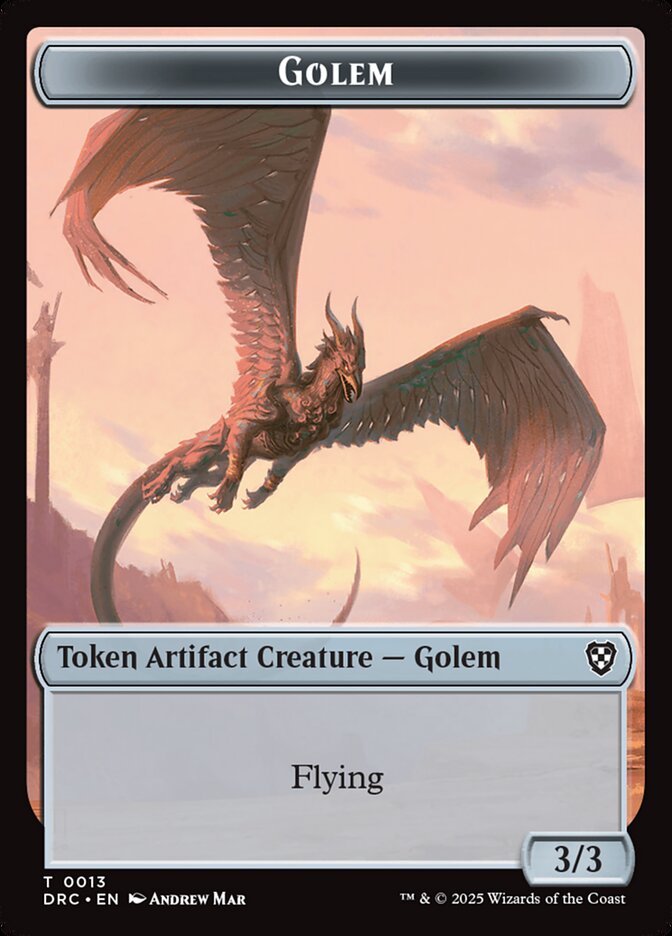 Golem card front