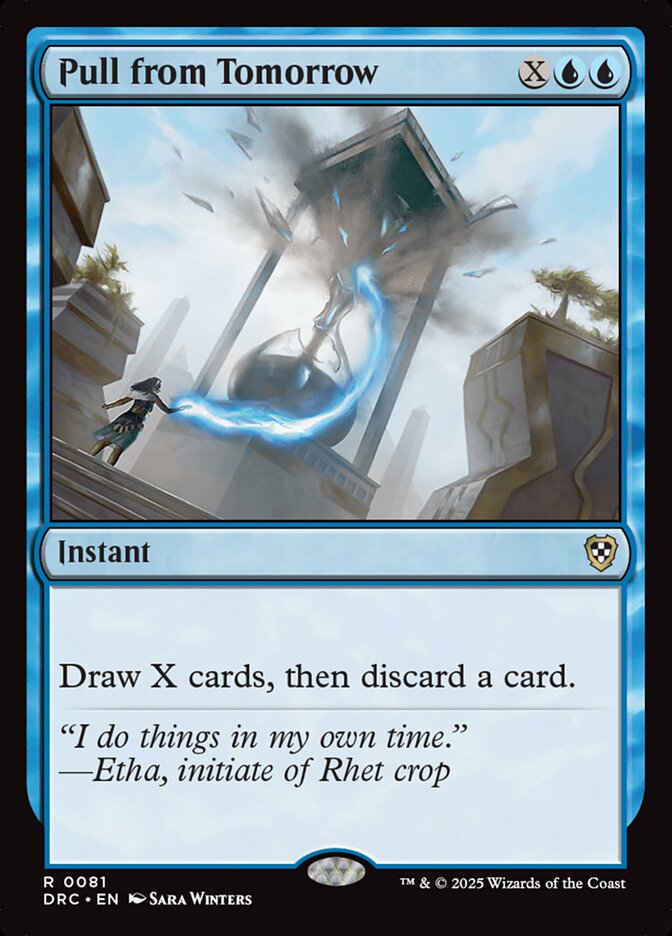 Pull from Tomorrow card front