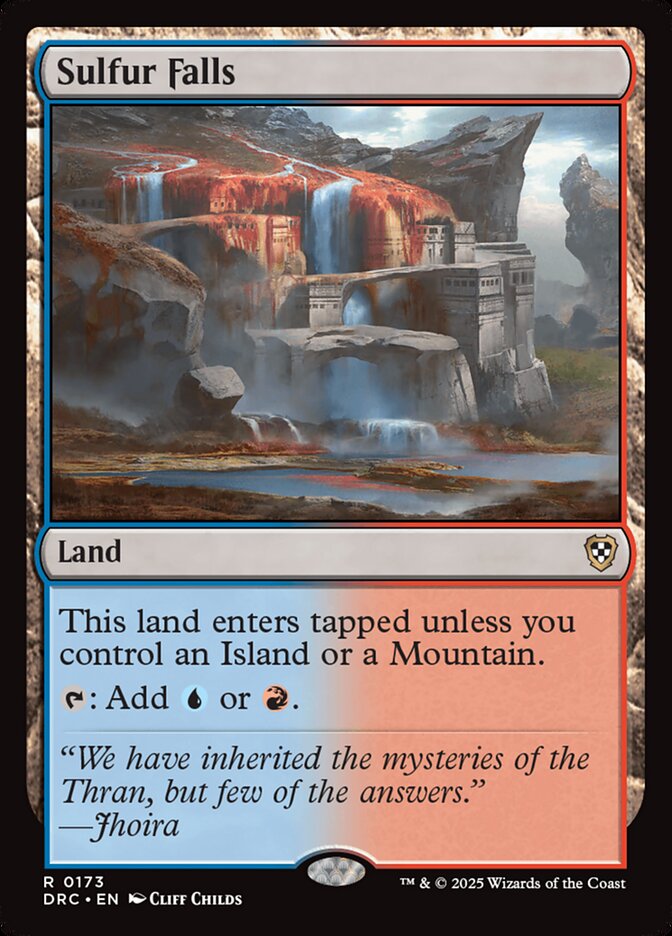 Sulfur Falls card front