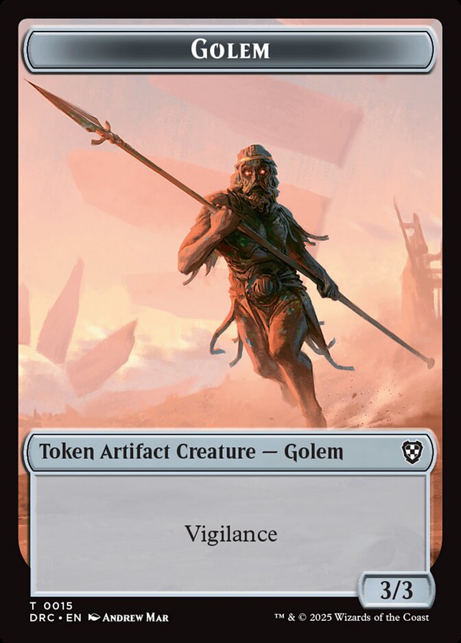 Golem card front