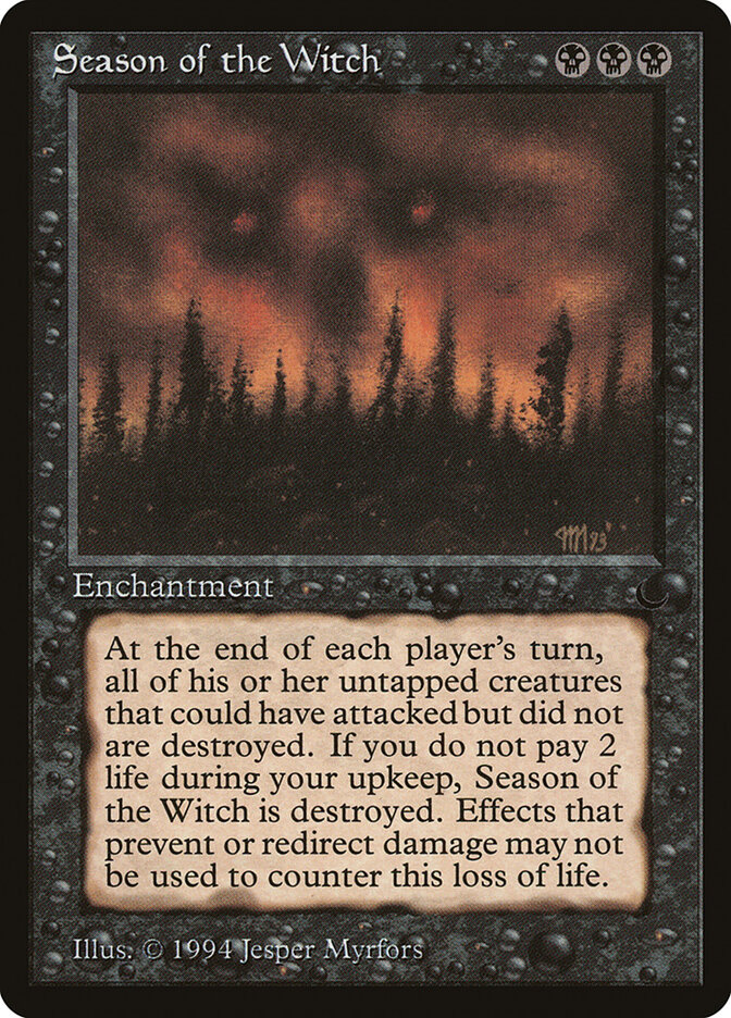 Season of the Witch card front