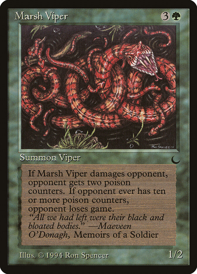 Marsh Viper card front
