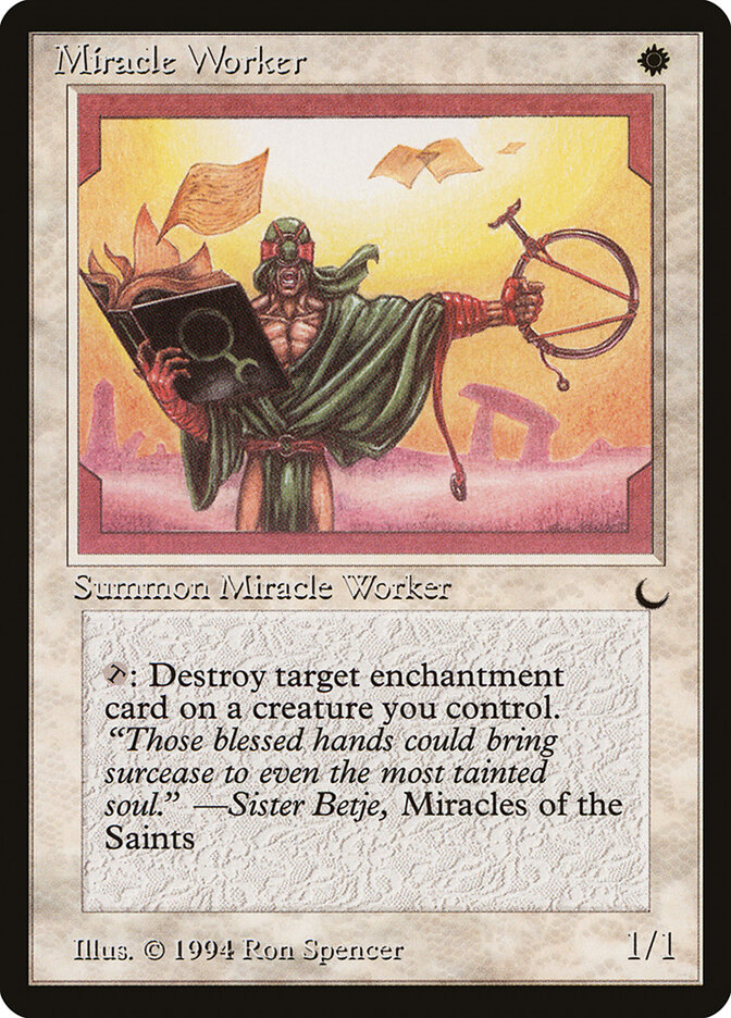 Miracle Worker card front