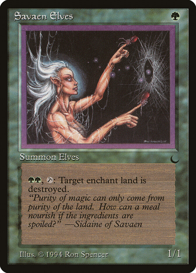 Savaen Elves card front
