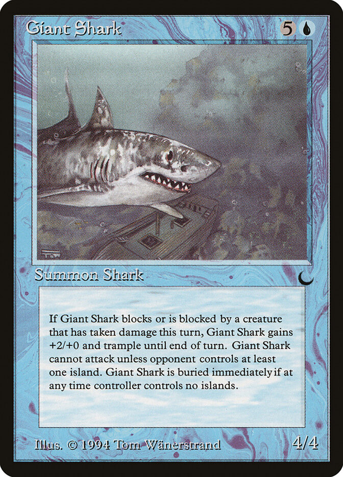 Giant Shark card front