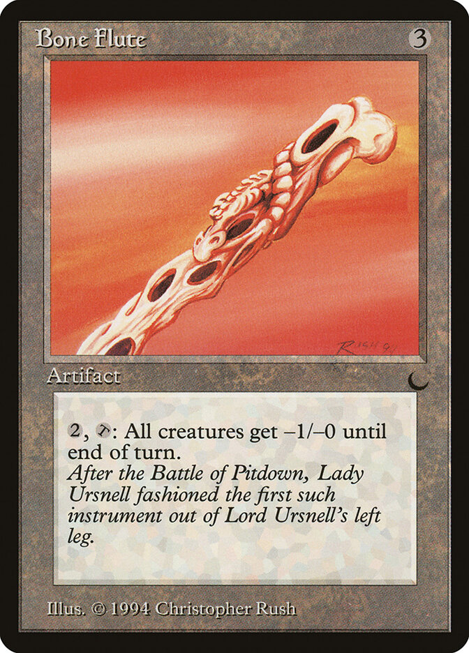Bone Flute card front