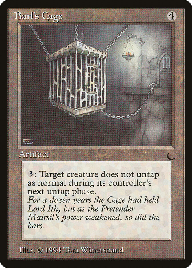 Barl's Cage card front
