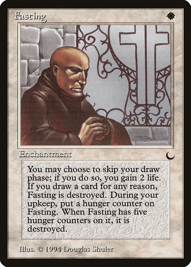 Fasting card front