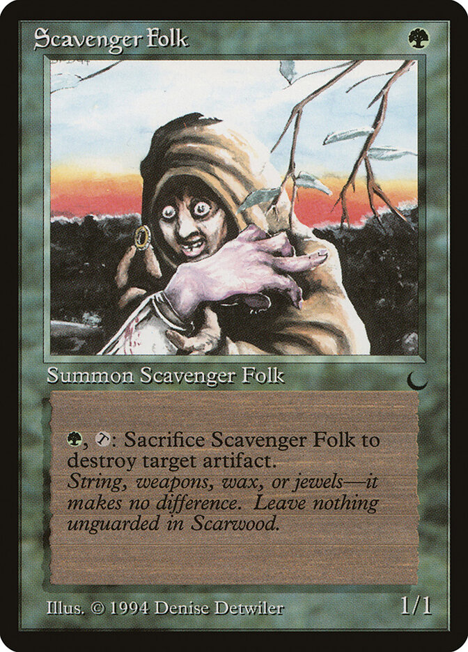 Scavenger Folk card front