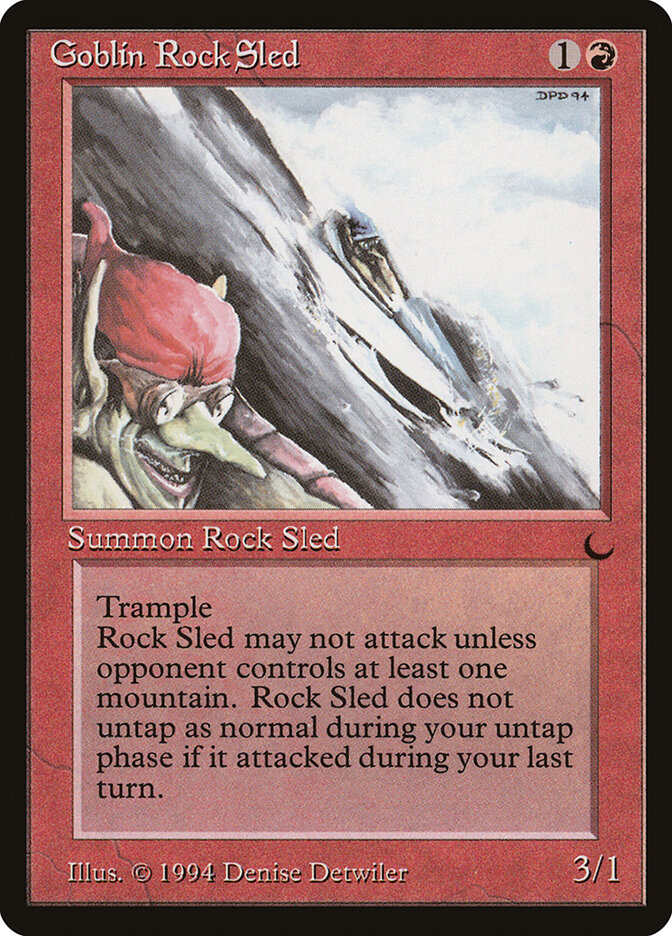 Goblin Rock Sled card front