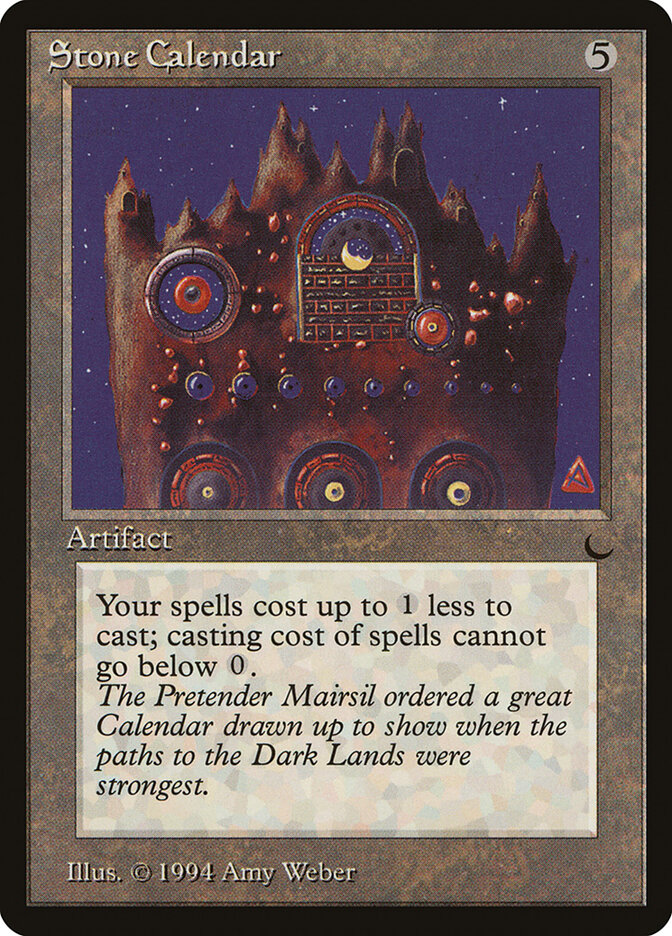 Stone Calendar card front