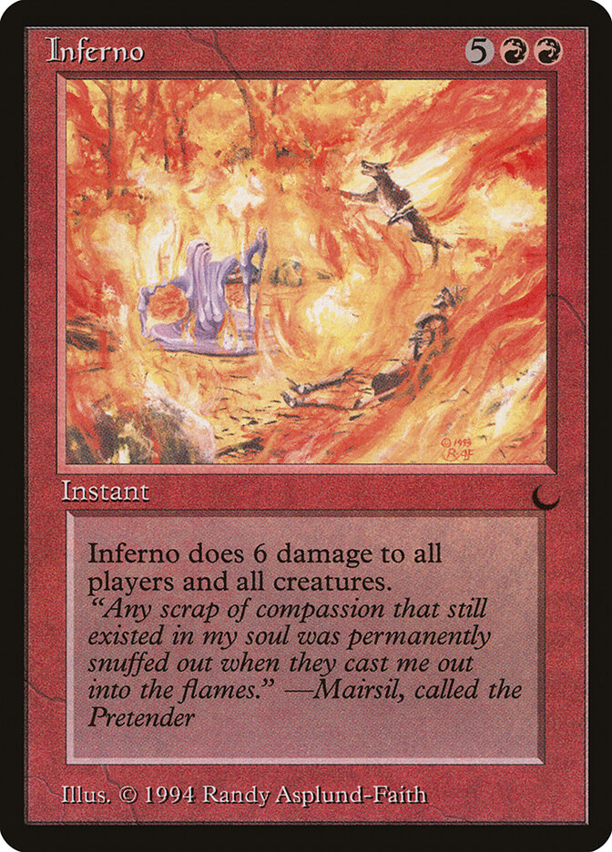 Inferno card front