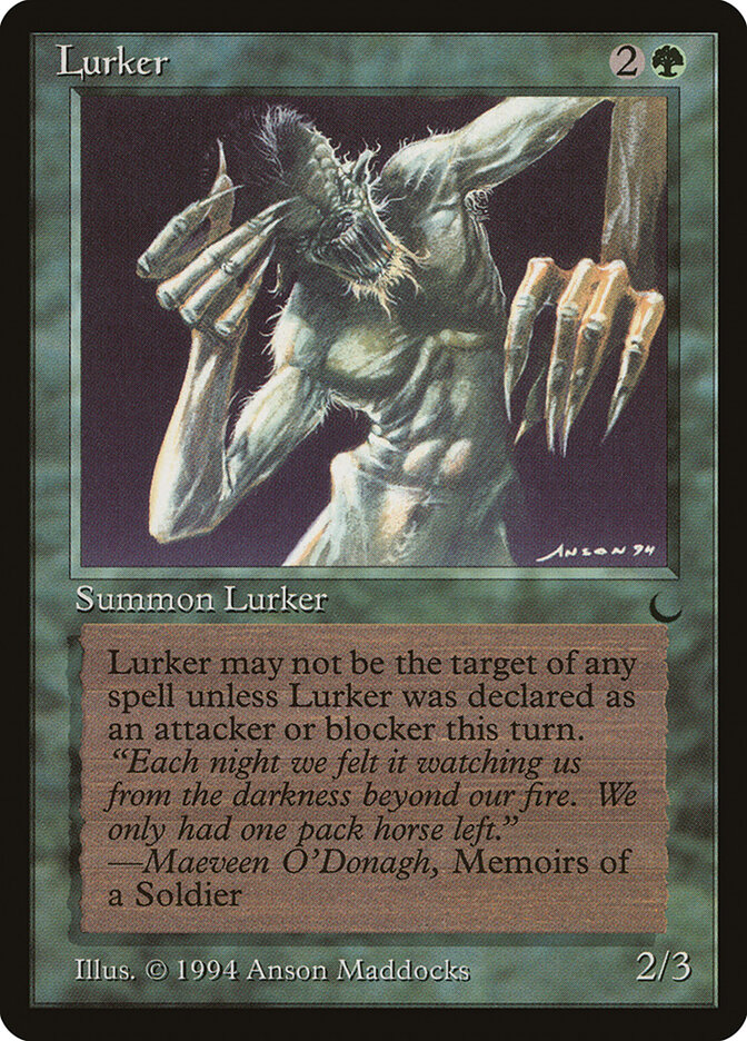 Lurker card front