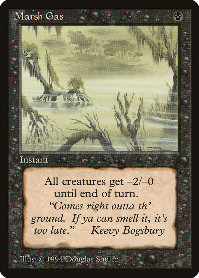 Marsh Gas card front
