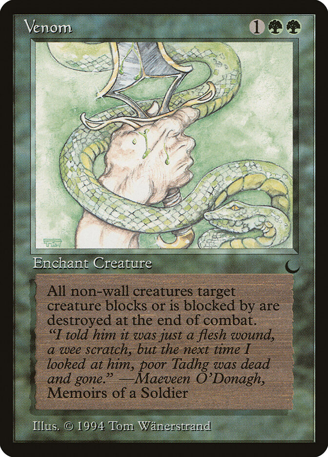 Venom card front