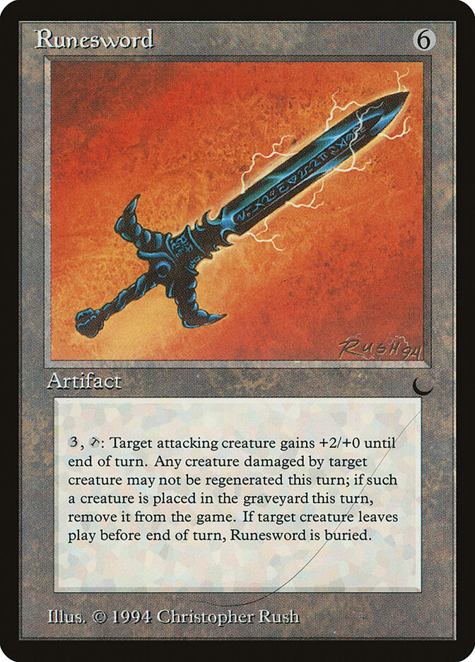 Runesword card front