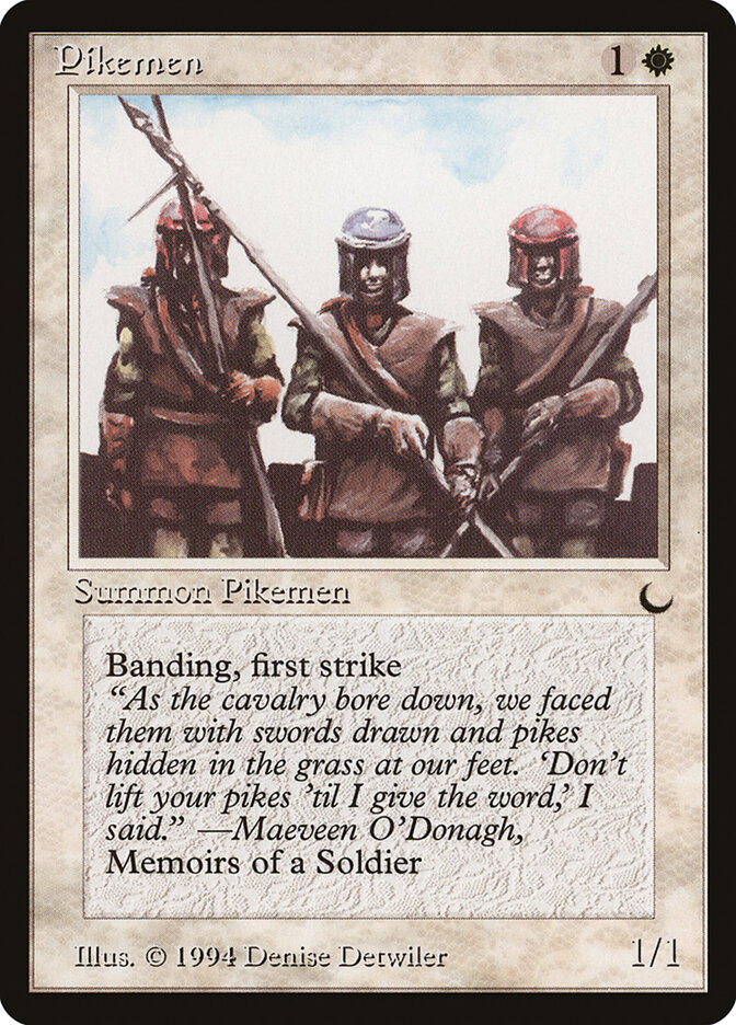 Pikemen card front