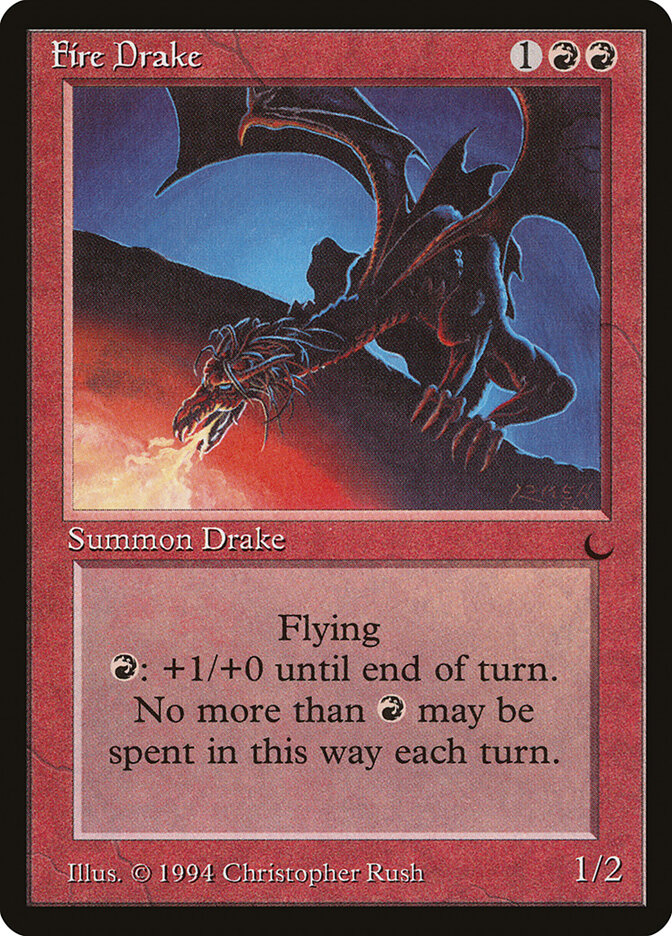 Fire Drake card front