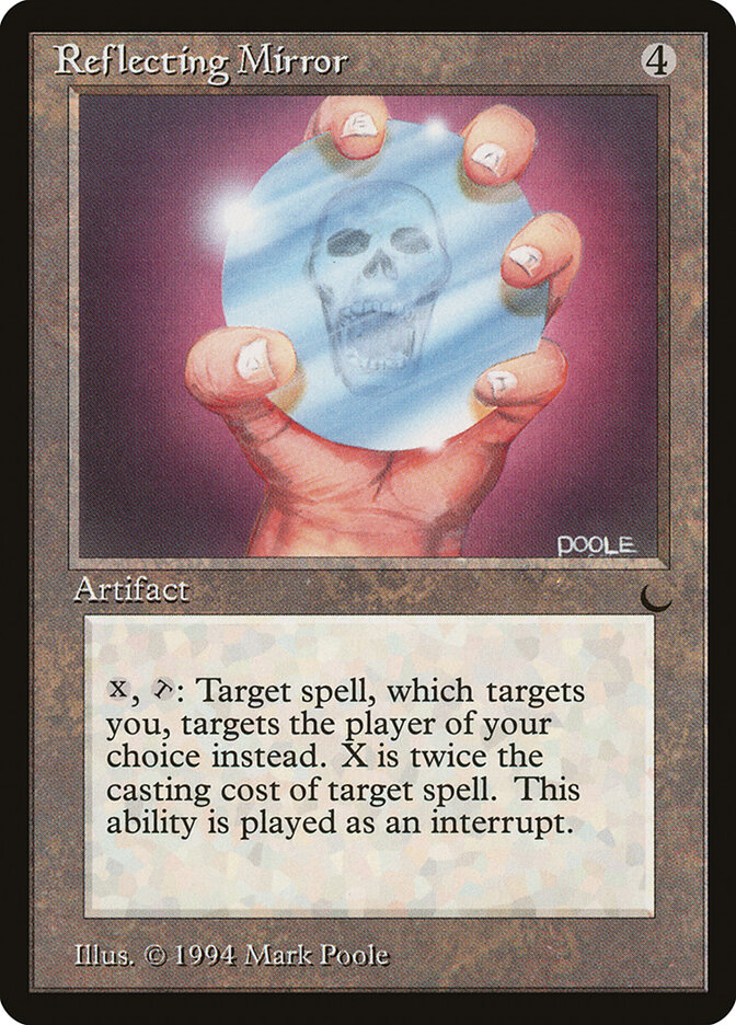 Reflecting Mirror card front
