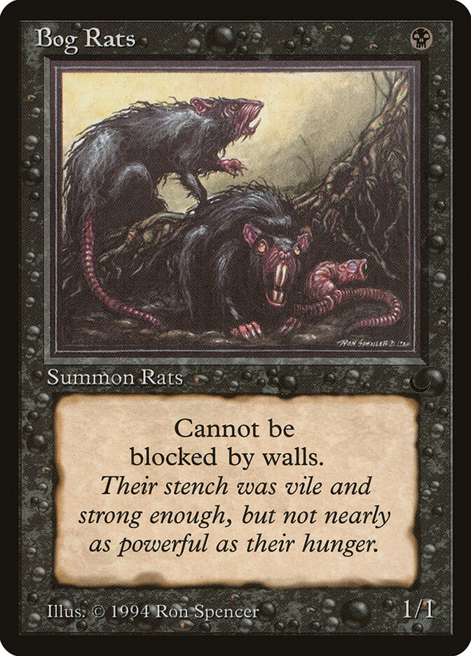 Bog Rats card front