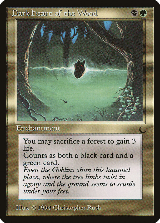 Dark Heart of the Wood card front