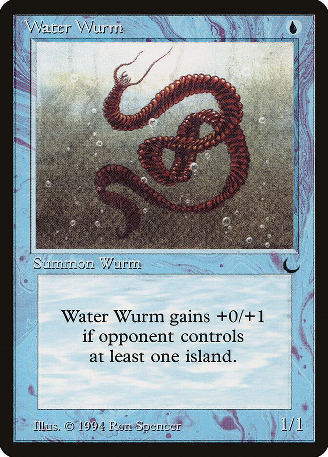 Water Wurm card front