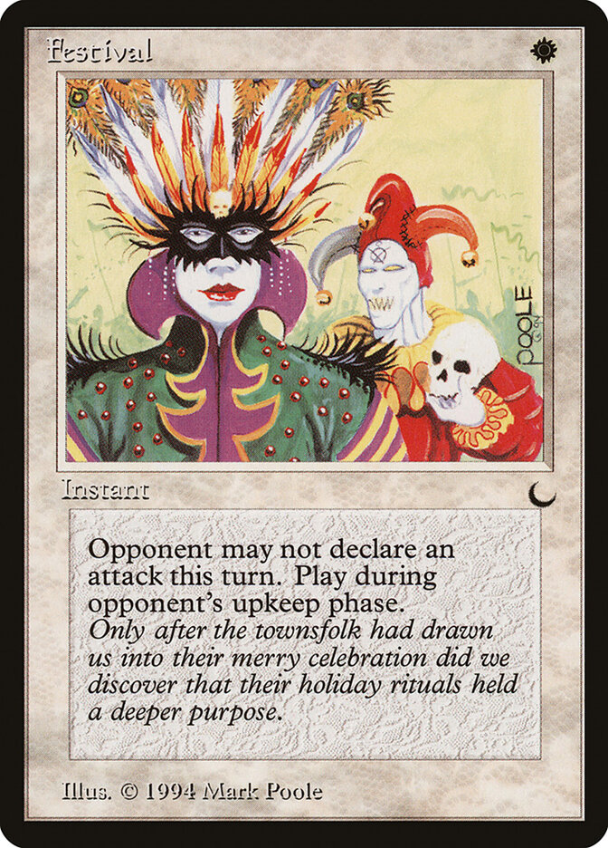 Festival card front
