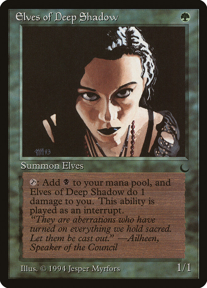 Elves of Deep Shadow card front