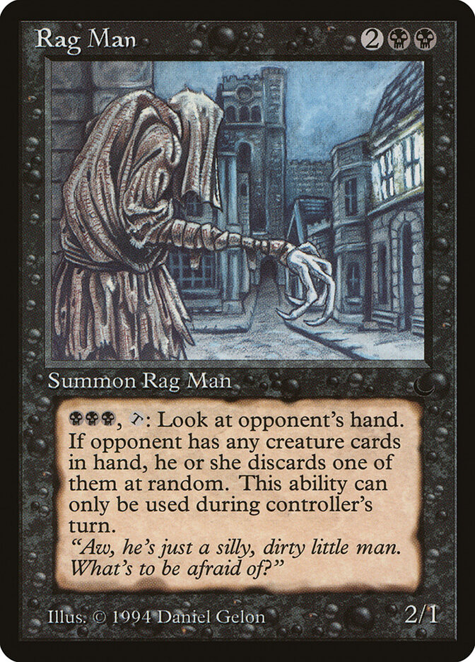 Rag Man card front