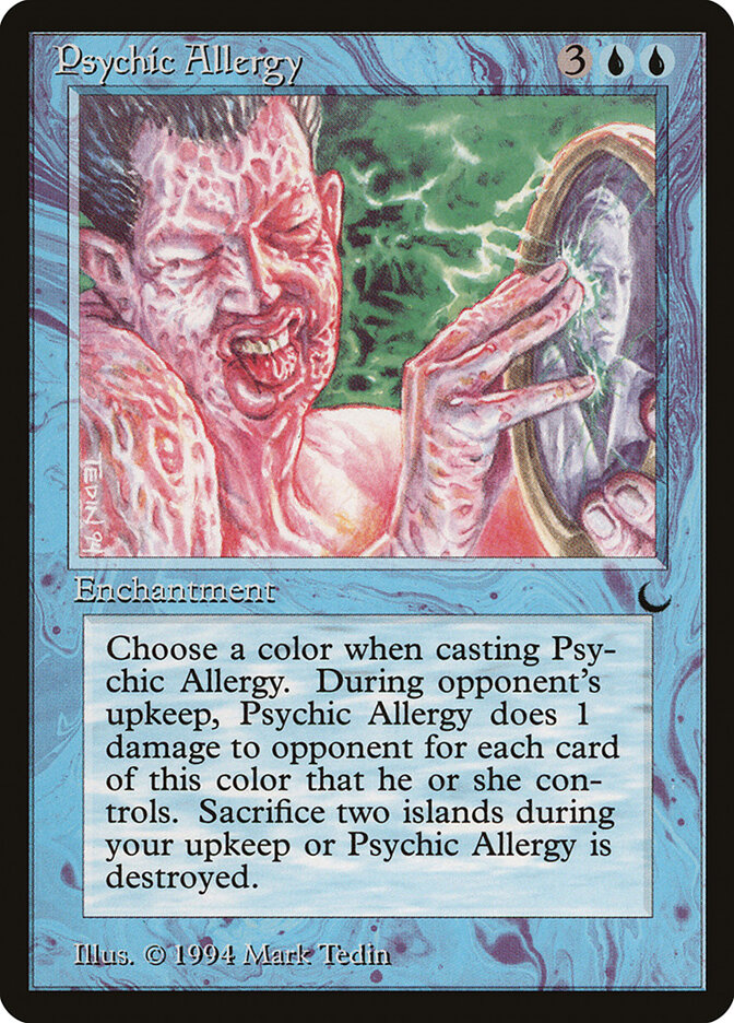 Psychic Allergy card front