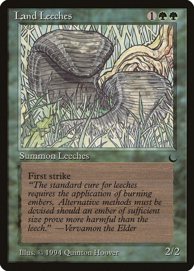 Land Leeches card front