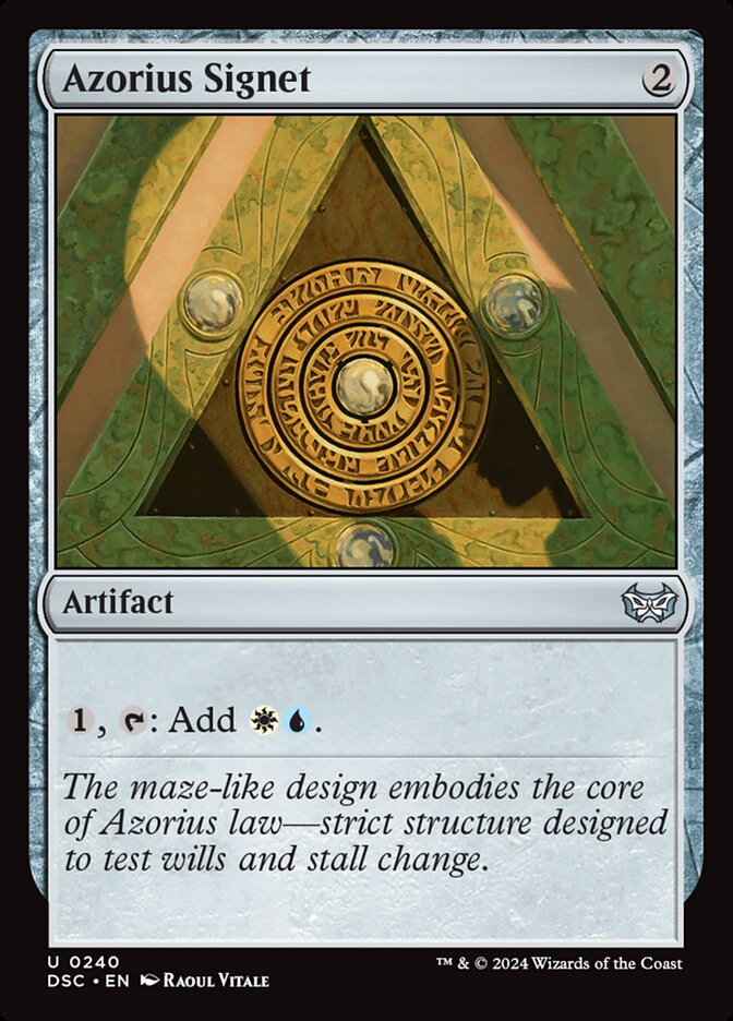 Azorius Signet card front