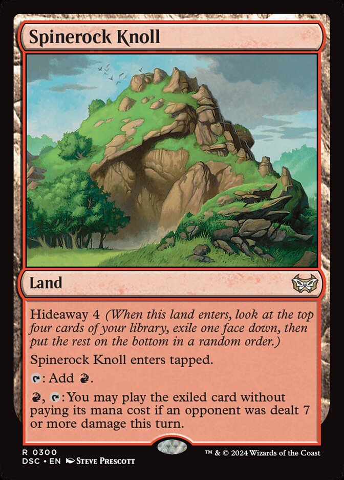 Spinerock Knoll card front